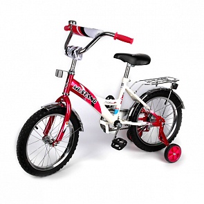 Велосипед детский Mustang с колесами 14”, малиново-белый (Mustang, GW14P-RBsim)